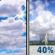 Saturday: Partly Sunny then Chance Showers And Thunderstorms