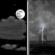 Saturday Night: Partly Cloudy then Slight Chance Showers And Thunderstorms