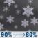 Tonight: A slight chance of showers and thunderstorms before 9pm, then a slight chance of thunderstorms and rain and snow showers. Mostly cloudy. Low around 28, with temperatures rising to around 30 overnight. Southwest wind 3 to 18 mph. Chance of precipitation is 90%. New snow accumulation of less than half an inch possible. Tonight: Slight Chance T-storms