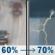 Thursday: Rain likely before noon, then showers and thunderstorms likely. Mostly cloudy. High near 63, with temperatures falling to around 59 in the afternoon. South southeast wind 7 to 13 mph. Chance of precipitation is 70%. Thursday: Light Rain Likely then Showers And Thunderstorms Likely