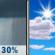 Labor Day: Chance Rain Showers then Mostly Sunny