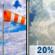 Tuesday: Mostly Cloudy then Slight Chance Showers And Thunderstorms