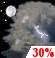 Saturday Night: Chance Showers And Thunderstorms